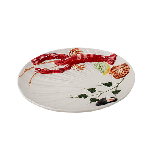 SEA FOOD ROUND PLATE