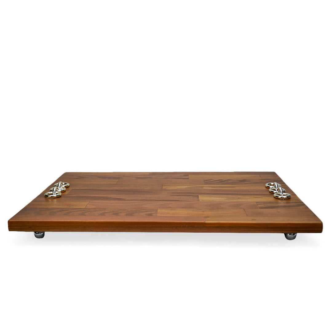 Walnut cheese platter / bar tray