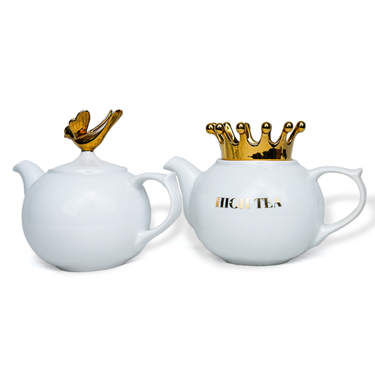 GOLDEN BIRDIE TEA POT
