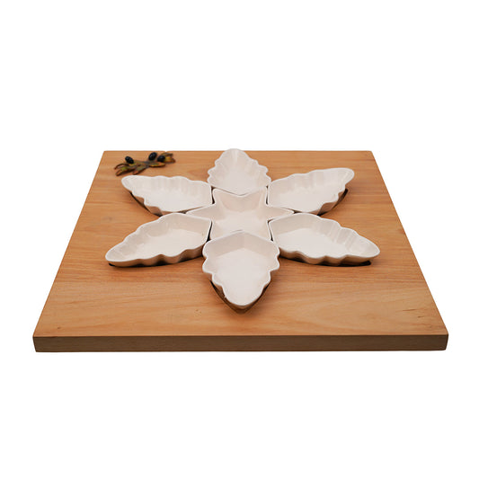 HEURDEUVER 8 PCS W/ OLIVES DECOR