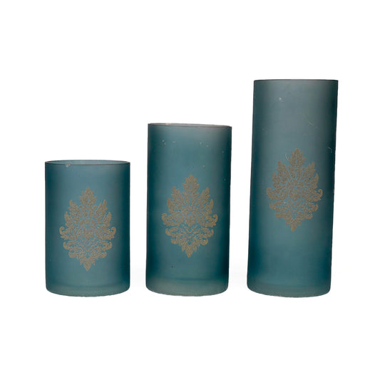 Wrapped Scented Pillar Candles