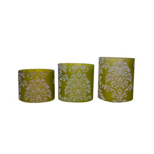Wrapped Scented Pillar Candles