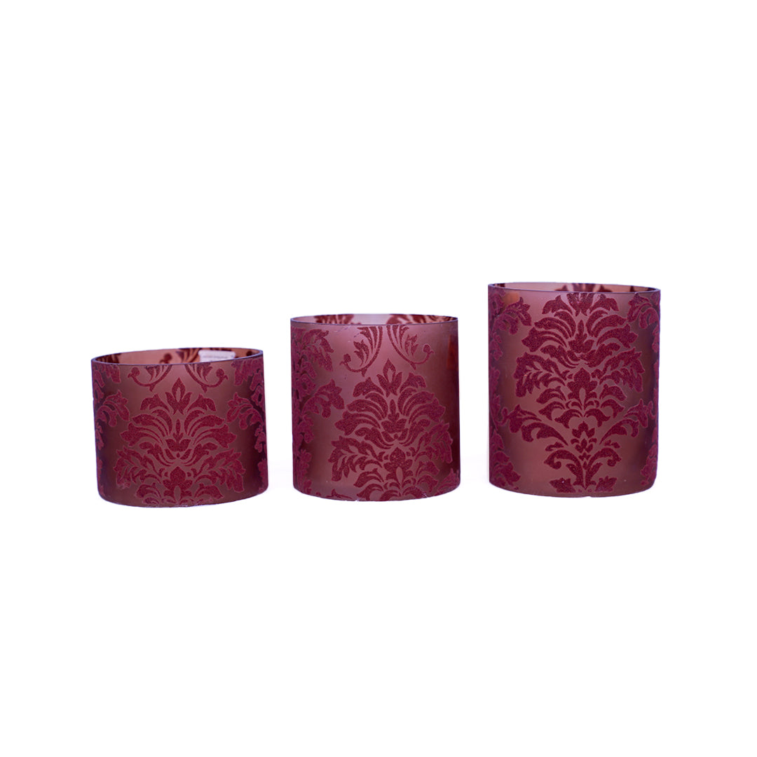 Wrapped Scented Pillar Candles