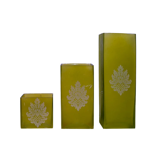 Wrapped Scented Pillar Candles