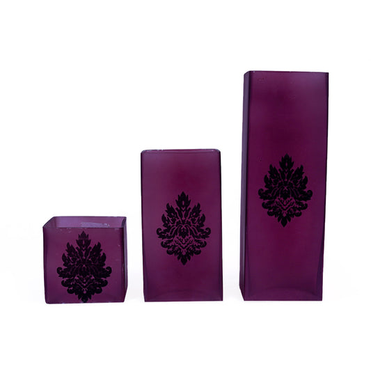 Wrapped Scented Pillar Candles