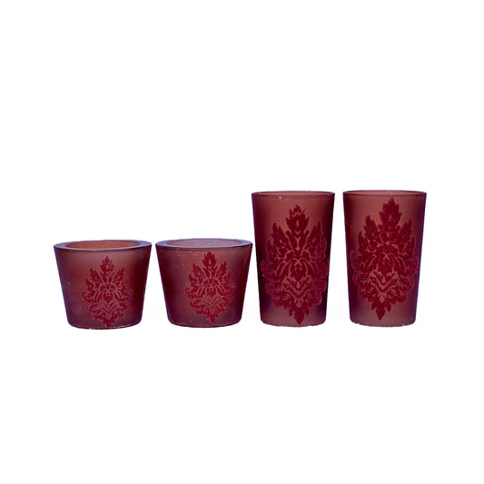 Wrapped Scented Pillar Candles