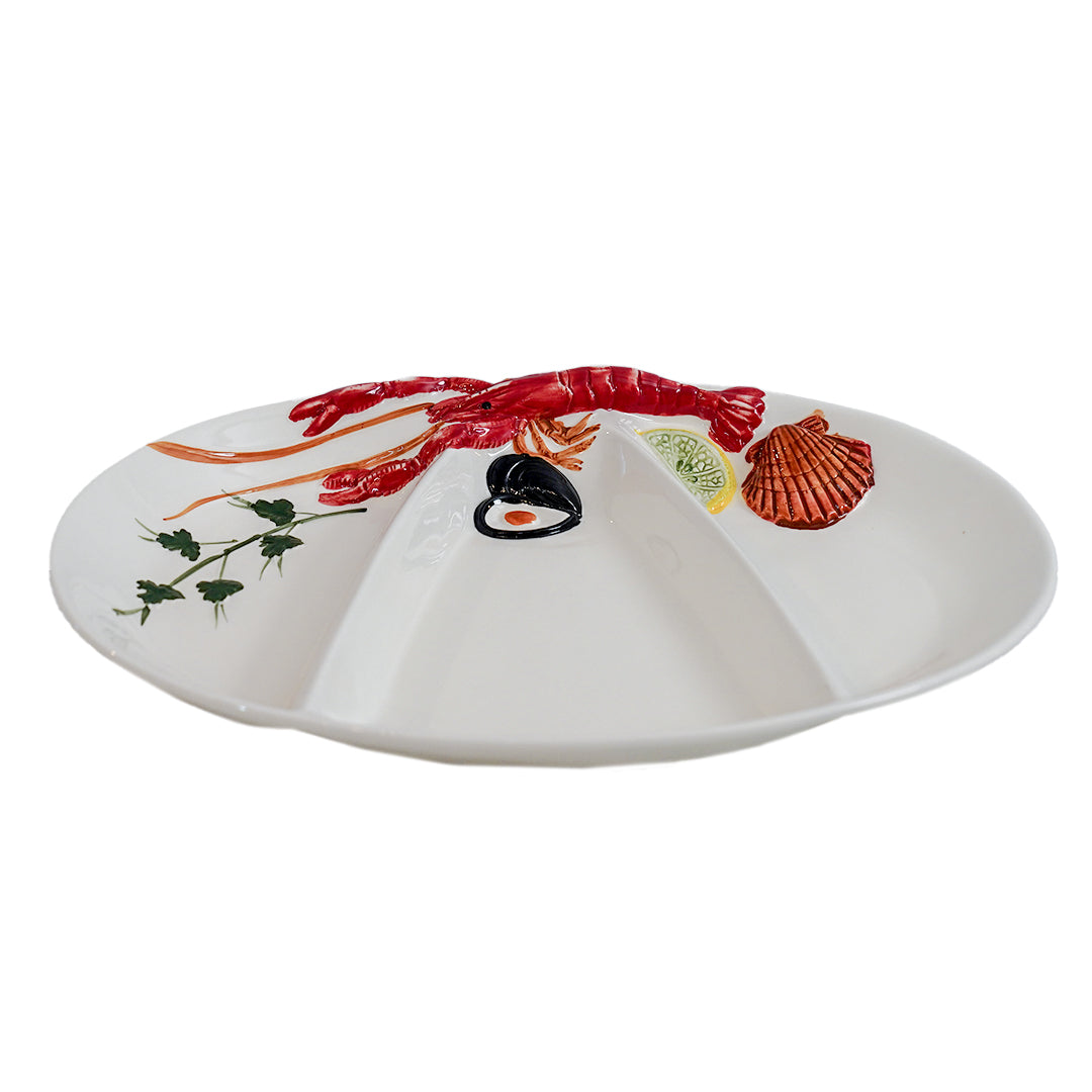 3 section platter