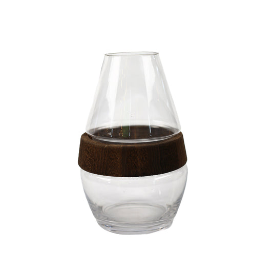 Vase with Wood Accent