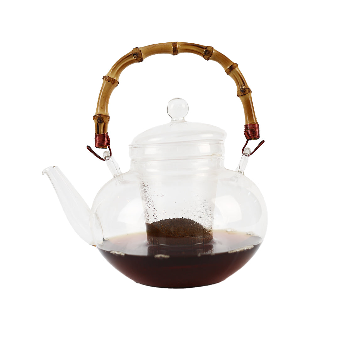 Tea Pot Bamboo Handle